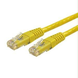 Startech 7ft Yellow Cat6 Ethernet Cable Delivers Multi Gigabit 1/2.5/5gbps & 10gbps Up To