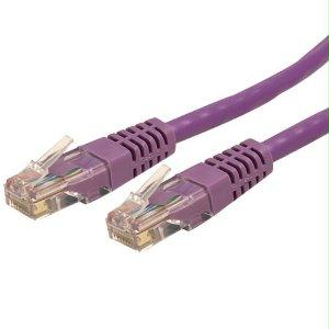 Startech 20ft Purple Cat6 Ethernet Cable Delivers Multi Gigabit 1/2.5/5gbps & 10gbps Up T