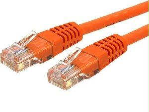 Startech 6ft Orange Cat6 Ethernet Cable Delivers Multi Gigabit 1/2.5/5gbps & 10gbps Up To