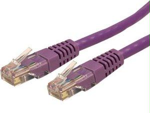 Startech 6ft Purple Cat6 Ethernet Cable Delivers Multi Gigabit 1/2.5/5gbps & 10gbps Up To