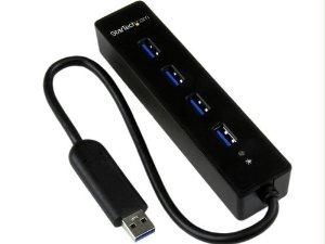 Startech Add Four External Usb 3.0 Ports To Your Notebook Or Ultrabook With A Slim, Porta