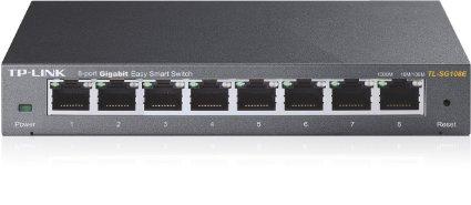 Tp-link Usa Corporation The Tl-sg108e 8-port Gigabit Easy Smart Switch Is An Ideal Upgrade From An Unman