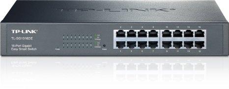 Tp-link Usa Corporation The Tl-sg1016de 16-port Gigabit Easy Smart Switch Is An Ideal Upgrade From An Un