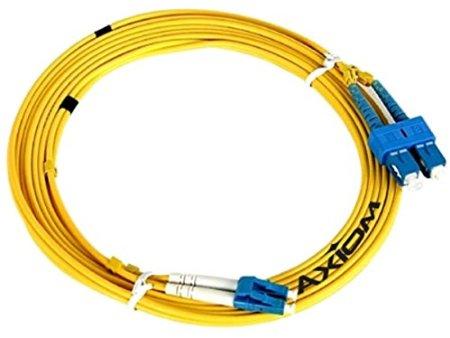 Axiom Lc/st Singlemode Duplex Os2 9/125 Fiber Optic Cable 25m