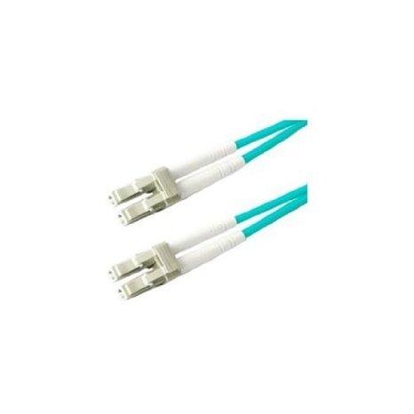 Add-on This Is A 5m Lc (male) To Lc (male) Aqua Duplex Riser-rated Fiber Patch Cable. A