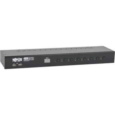 Tripp Lite 8-port Rackmount Dvi/usb Kvm Switch W/ Audio & 2-port Usb Hub 1u