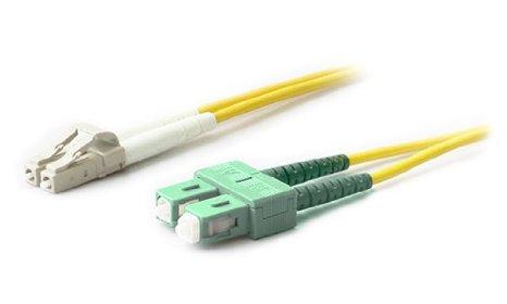 Add-on Addon 1m Lc (male) To Asc (male) Os2 Straight Yellow Duplex Fiber Ofnr (riser-ra