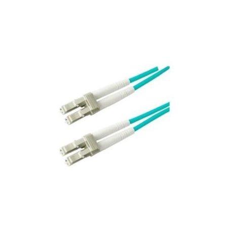 Add-on This Is A 15m Lc (male) To Lc (male) Aqua Duplex Riser-rated Fiber Patch Cable.