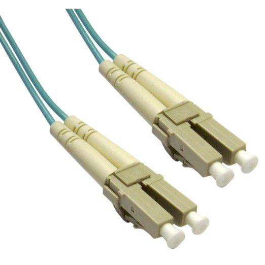 Add-on This Is A 3m Lc (male) To Lc (male) Aqua Duplex Riser-rated Fiber Patch Cable. A