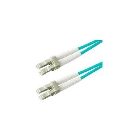 Add-on This Is A 6m Lc (male) To Lc (male) Aqua Duplex Riser-rated Fiber Patch Cable. A