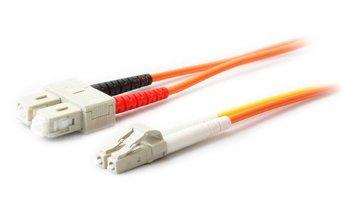 Add-on This Is A 3m Lc (male) To Sc (male) Orange Duplex Riser-rated Fiber Mode Conditi