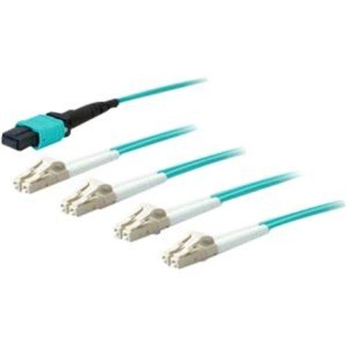 Add-on This Is A 20m Mpo (female) To 8xlc (male) 8-strand Aqua Riser-rated Fiber Fanout