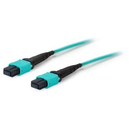 Add-on This Is A 10m Mpo (female) To Mpo (female) 12-strand Aqua Straight Riser-rated F