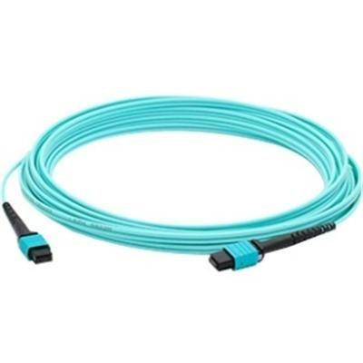 Add-on This Is A 1m Mpo (female) To Mpo (female) 12-strand Aqua Crossover Riser-rated F