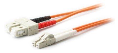 Add-on This Is A 10m Lc (male) To Sc (male) Orange Duplex Riser-rated Fiber Patch Cable