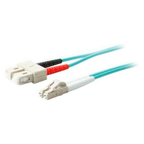 Add-on This Is A 2m Lc (male) To Sc (male) Aqua Duplex Riser-rated Fiber Patch Cable. A