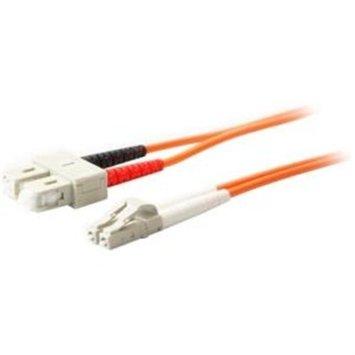 Add-on This Is A 6m Lc (male) To Sc (male) Orange Duplex Riser-rated Fiber Patch Cable.