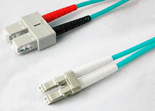 Add-on This Is A 7m Lc (male) To Sc (male) Aqua Duplex Riser-rated Fiber Patch Cable. A