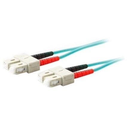 Add-on This Is A 10m Sc (male) To Sc (male) Aqua Duplex Riser-rated Fiber Patch Cable.