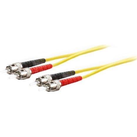 Add-on Addon 10m St (male) To St (male) Os2 Straight Yellow Duplex Fiber Ofnr (riser-ra