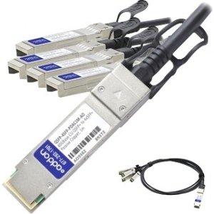 Add-on Addon Msa And Taa Compliant 40gbase-cu Qsfp+ To 4xsfp+ Direct Attach Cable (pass