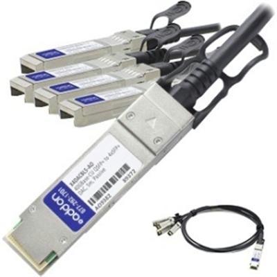 Add-on Addon Intel X4dacbl3 Compatible Taa Compliant 40gbase-cu Qsfp+ To 4xsfp+ Direct