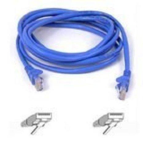 Belkin International Inc 10ft Cat6 Snagless Patch Cable, Utp, Blue Pvc Jacket, 23awg, 50 Micron, Gold Pla
